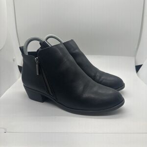 Sonoma Millo Women's Ankle Boots Black Size 6 1/2 M Memory Foam Booties